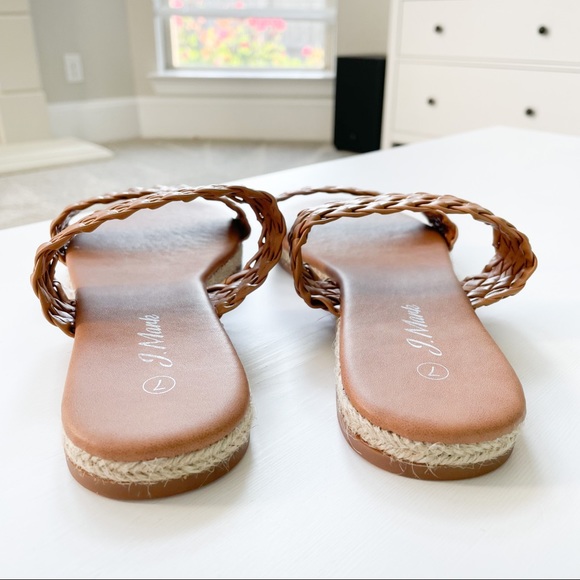 J.Mark Tan Braided Sandal Village-54 - Picture 5 of 8